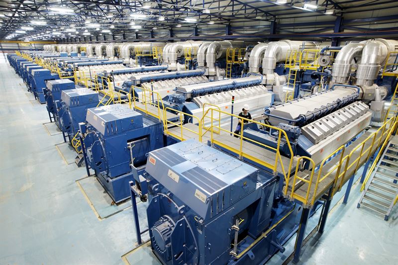 Utility-scale power generation facility